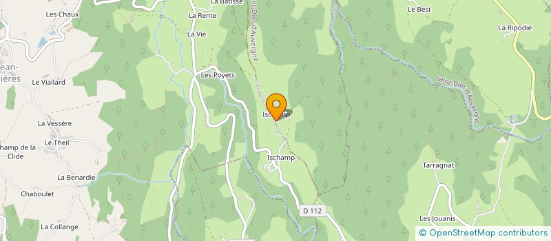 localisation de l'entreprise MADAME MYRIAM DELAIRE  ST DIER D AUVERGNE