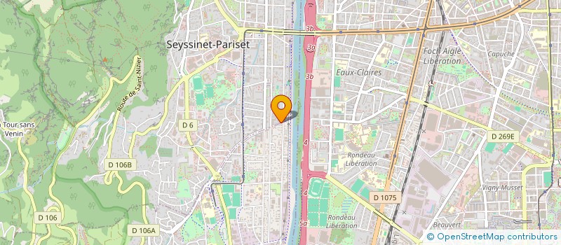 localisation de l'entreprise MADAME MYRIAM DELAY  SEYSSINET-PARISET