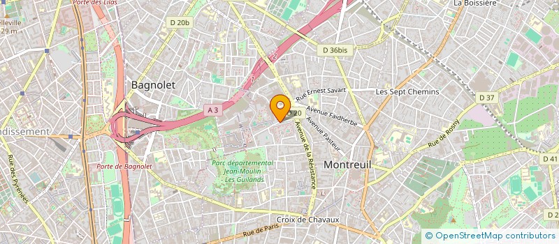 localisation de l'entreprise MADAME MYRIAM DELOURME à MONTREUIL
