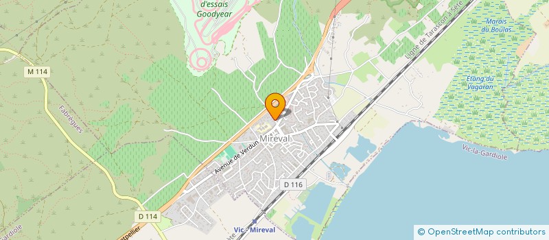 localisation de l'entreprise MADAME MYRIAM DELPONT  MIREVAL