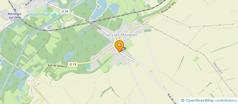 localisation de l'entreprise MADAME MYRIAM DELVILLE  SERY-LES-MEZIERES