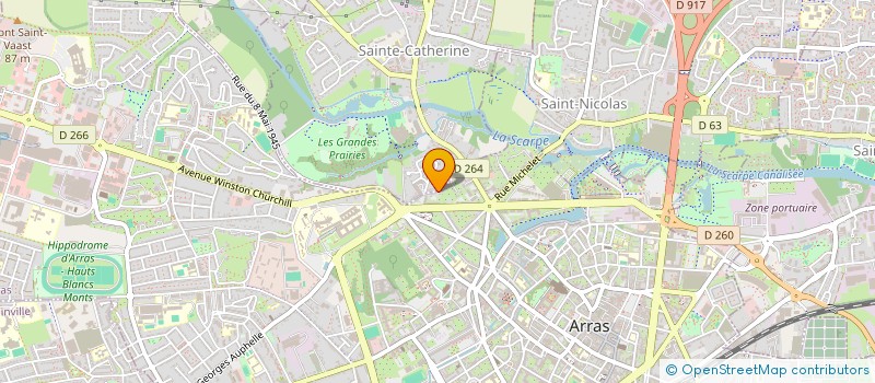 localisation de l'entreprise MADAME MYRIAM DEMUYSERE à ARRAS