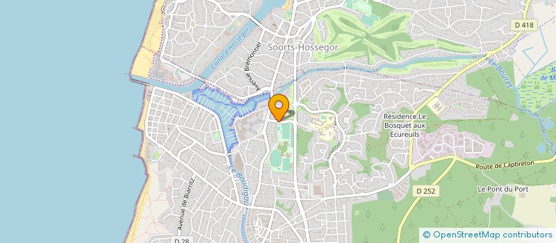 localisation de l'entreprise MADAME MYRIAM DENIS  CAPBRETON