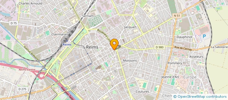 localisation de l'entreprise MADAME MYRIAM DESVIGNES à REIMS