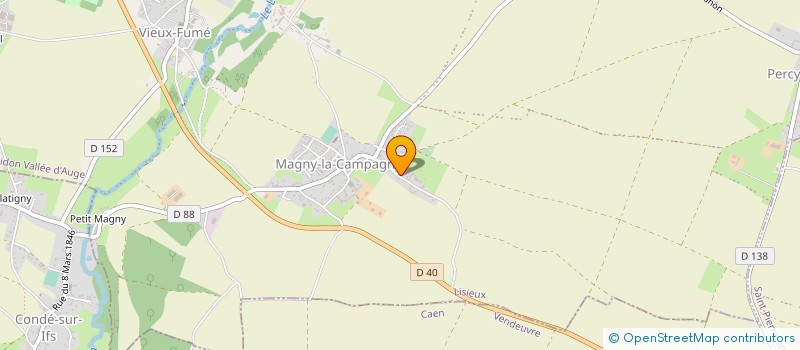 localisation de l'entreprise MADAME MYRIAM DEVAUX à MEZIDON VALLEE D'AUGE