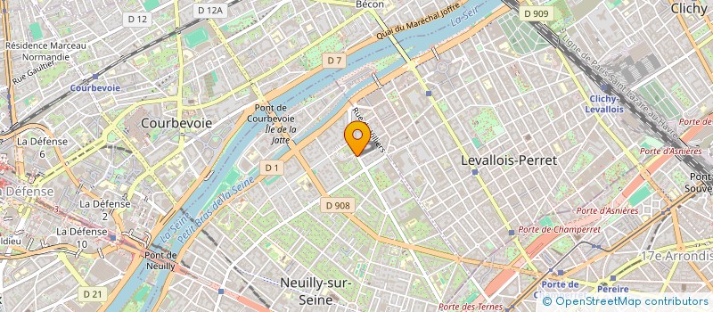 localisation de l'entreprise MADAME MYRIAM DEVILLIERRE à NEUILLY-SUR-SEINE