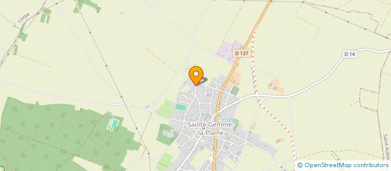 localisation de l'entreprise MADAME MYRIAM DEVLAEMINCK  SAINTE-GEMME-LA-PLAINE