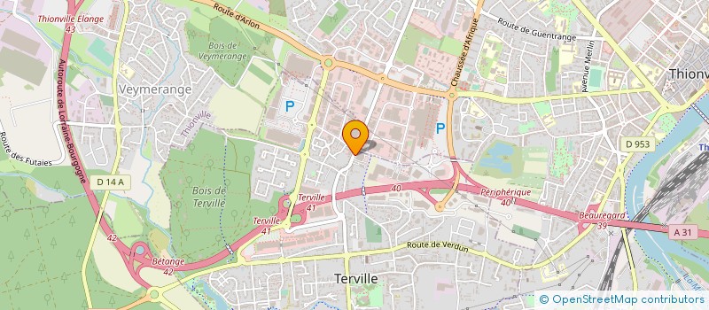 localisation de l'entreprise MADAME MYRIAM DI LORETO  TERVILLE