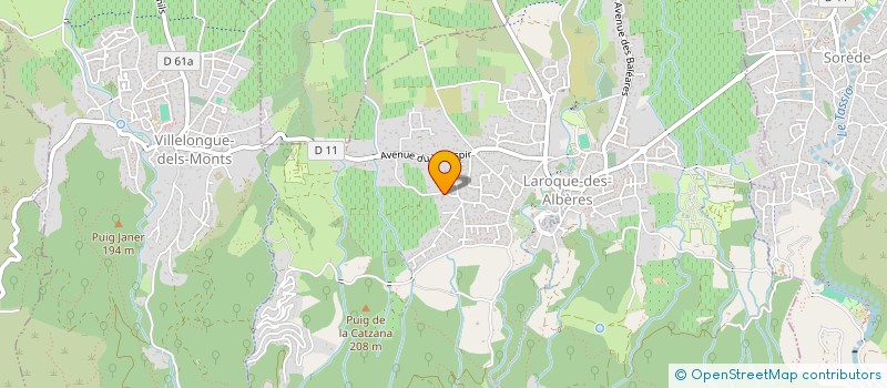 localisation de l'entreprise MADAME MYRIAM DIBON  LAROQUE-DES-ALBERES