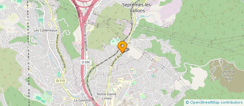 localisation de l'entreprise MADAME MYRIAM DJAOUI  SEPTEMES-LES-VALLONS