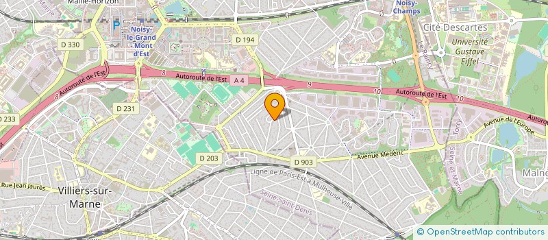 localisation de l'entreprise MADAME MYRIAM DJELLAL  NOISY-LE-GRAND