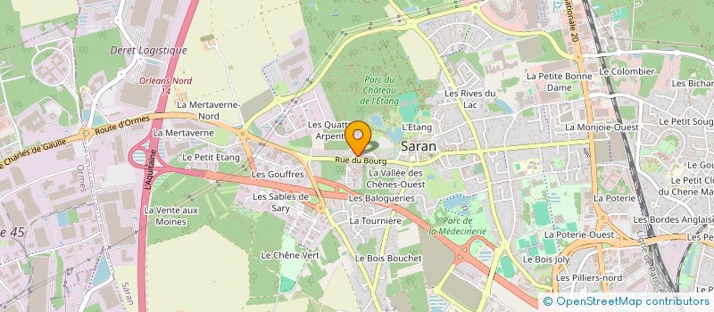 localisation de l'entreprise MADAME MYRIAM DJERMANE à SARAN