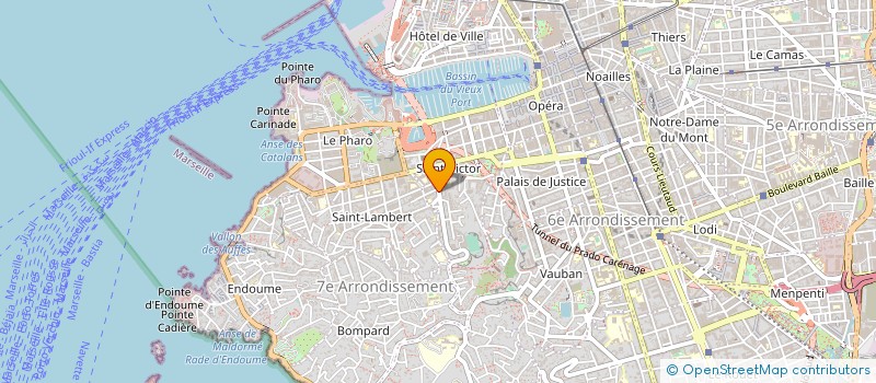localisation de l'entreprise MADAME MYRIAM DOUET  MARSEILLE