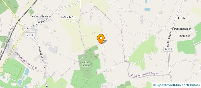 localisation de l'entreprise MADAME MYRIAM DOUILLARD  VERRIERES-EN-ANJOU