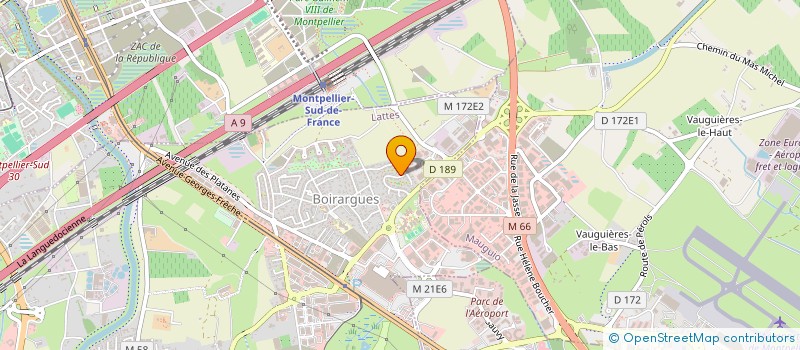 localisation de l'entreprise MADAME MYRIAM DRAY  LATTES