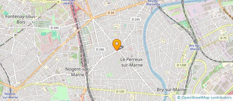 localisation de l'entreprise MADAME MYRIAM DRIES  LE PERREUX-SUR-MARNE