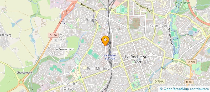 localisation de l'entreprise MADAME MYRIAM DROUIN à LA ROCHE-SUR-YON