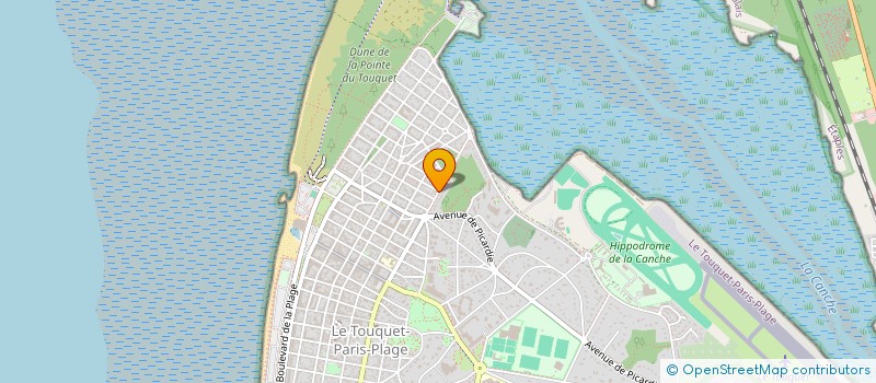 localisation de l'entreprise MADAME MYRIAM DUBOIS à LE TOUQUET-PARIS-PLAGE