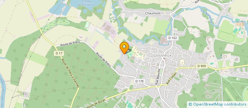 localisation de l'entreprise MADAME MYRIAM DUCHATEAU  GOUVIEUX