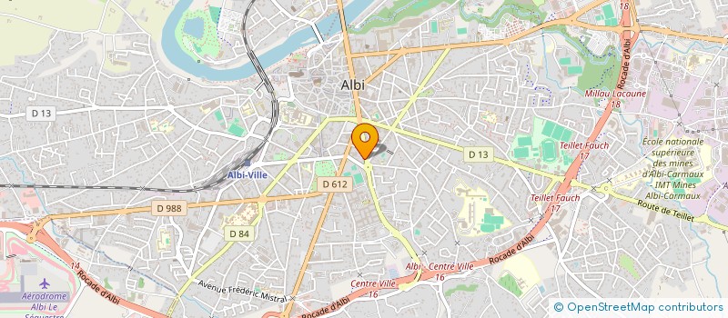 localisation de l'entreprise MADAME MYRIAM DUMOULIN  ALBI