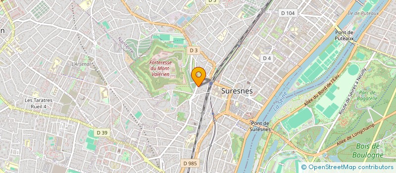 localisation de l'entreprise MADAME MYRIAM DUPONT à SURESNES