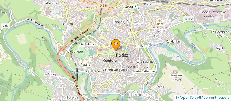localisation de l'entreprise MADAME MYRIAM DUSSENTY à RODEZ