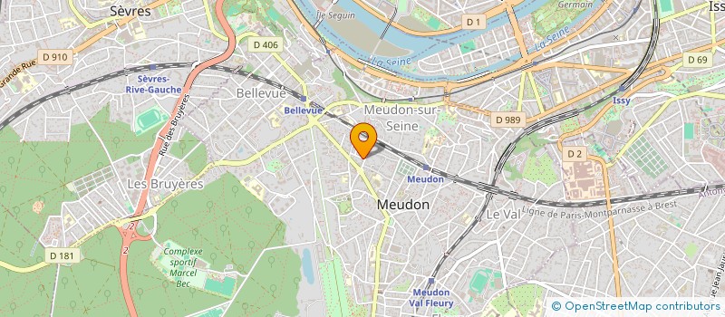 localisation de l'entreprise MADAME MYRIAM DUVAL à MEUDON
