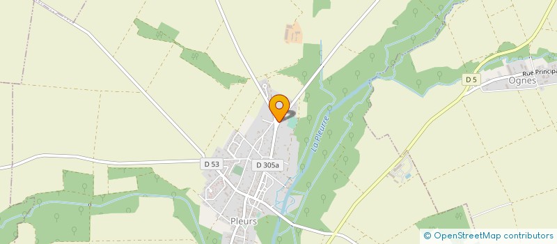 localisation de l'entreprise MADAME MYRIAM DUVAL  PLEURS