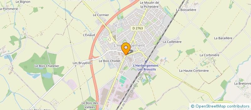 localisation de l'entreprise MADAME MYRIAM ECHAPPE  L'HERBERGEMENT