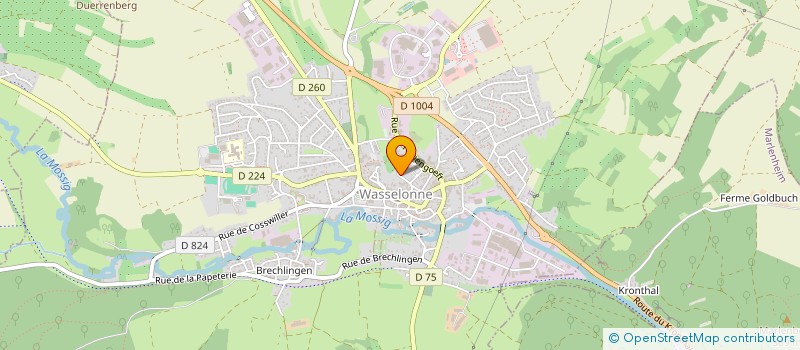 localisation de l'entreprise MADAME MYRIAM ECK  WASSELONNE