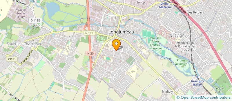 localisation de l'entreprise MADAME MYRIAM ELAASAR à LONGJUMEAU