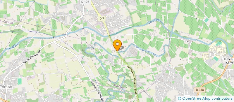 localisation de l'entreprise MADAME MYRIAM ESCLANGON  AUBIGNAN