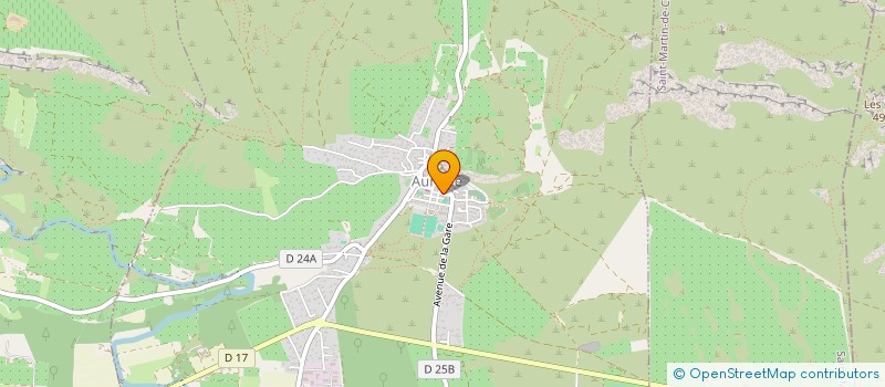 localisation de l'entreprise MADAME MYRIAM ESCOFFIER  AUREILLE