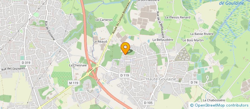 localisation de l'entreprise MADAME MYRIAM EVAIN  HAUTE-GOULAINE