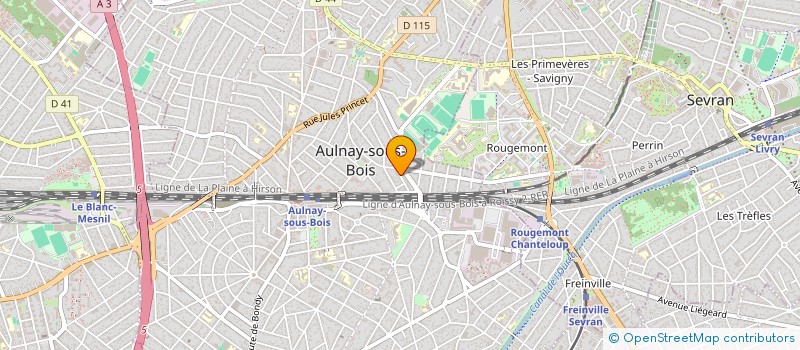 localisation de l'entreprise MADAME MYRIAM EVRARD à AULNAY-SOUS-BOIS