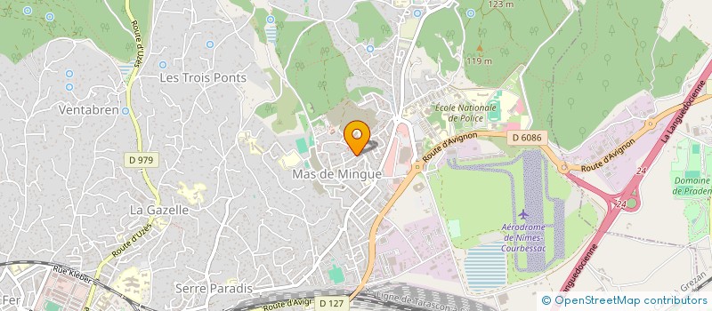 localisation de l'entreprise MADAME MYRIAM EZZIR  NIMES