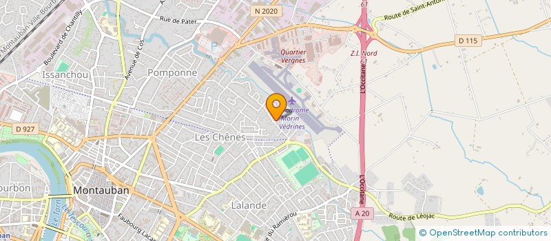 localisation de l'entreprise MADAME MYRIAM FARGES  MONTAUBAN