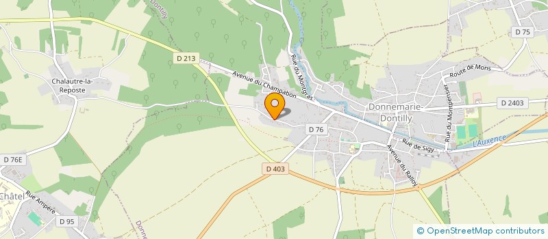 localisation de l'entreprise MADAME MYRIAM FASQUELLE  DONNEMARIE-DONTILLY