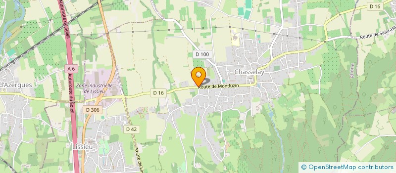 localisation de l'entreprise MADAME MYRIAM FAURE  CHASSELAY