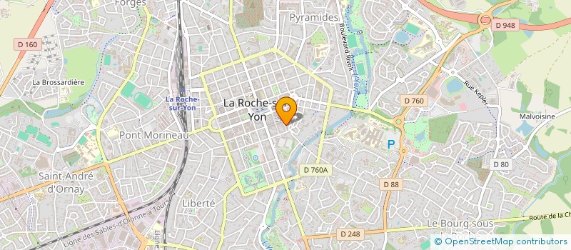 localisation de l'entreprise MADAME MYRIAM FAVROLT à LA ROCHE-SUR-YON