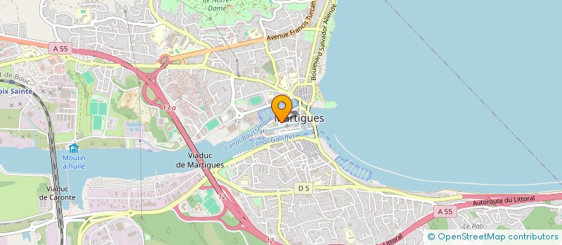 localisation de l'entreprise MADAME MYRIAM FEDILLA à MARTIGUES