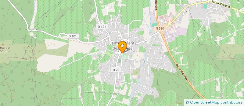 localisation de l'entreprise MADAME MYRIAM FEISTHAMMEL  SAINT-LAURENT-DES-ARBRES