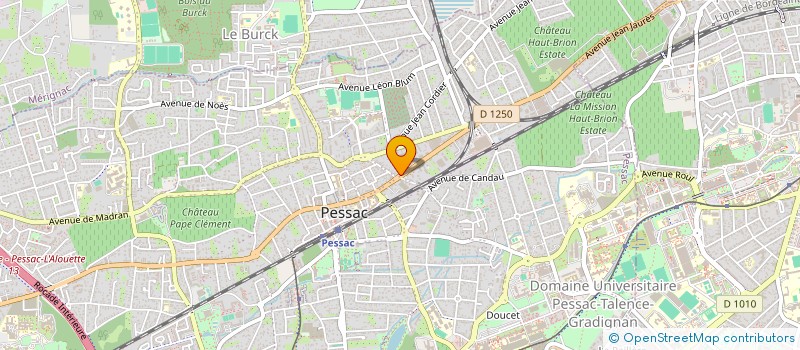 localisation de l'entreprise MADAME MYRIAM FERRAND  PESSAC