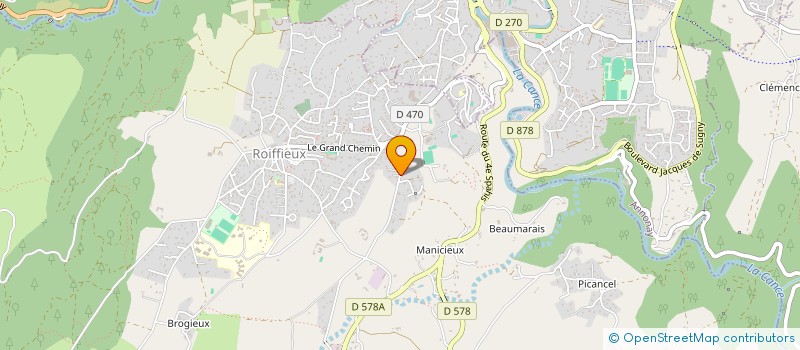 localisation de l'entreprise MADAME MYRIAM FERRIER  ROIFFIEUX