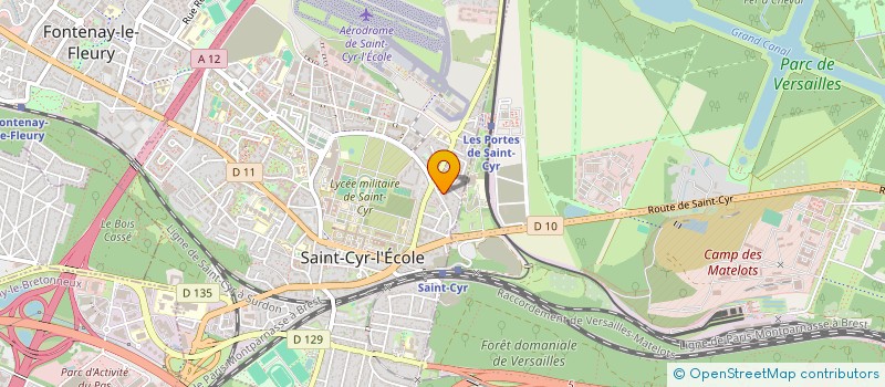 localisation de l'entreprise MADAME MYRIAM FIRDAOUSS  SAINT-CYR-L'ECOLE