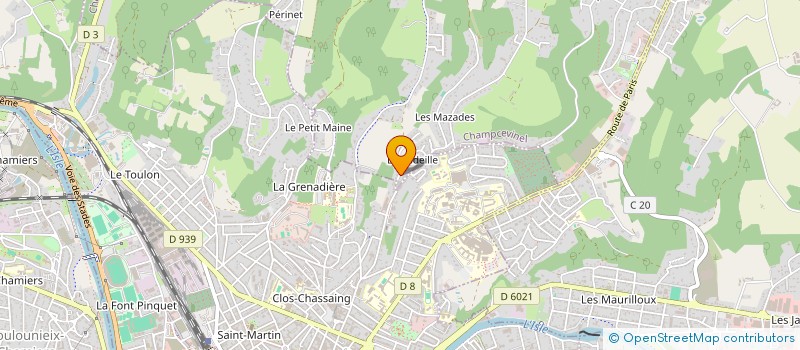 localisation de l'entreprise MADAME MYRIAM FONAGY  CHAMPCEVINEL