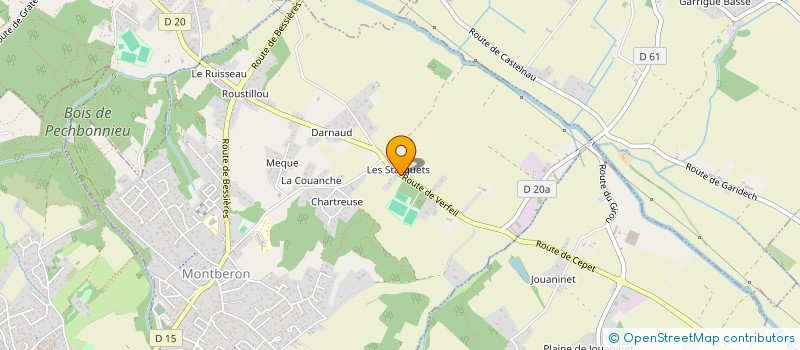 localisation de l'entreprise MADAME MYRIAM FOUCRAS  MONTBERON