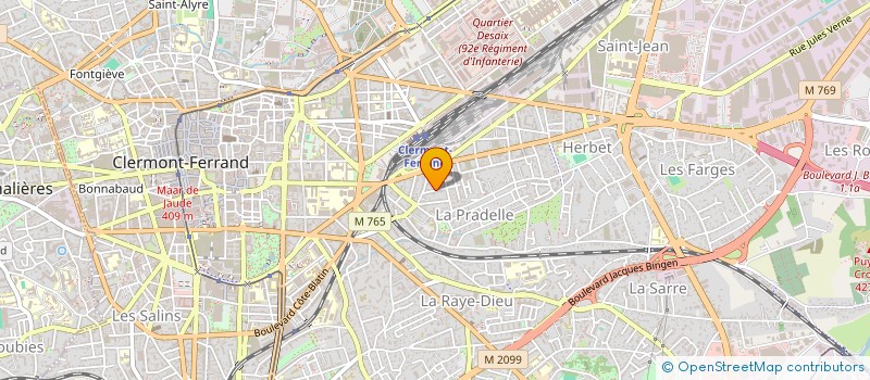 localisation de l'entreprise MADAME MYRIAM FRANCOISE TROCELLIER à CLERMONT-FERRAND
