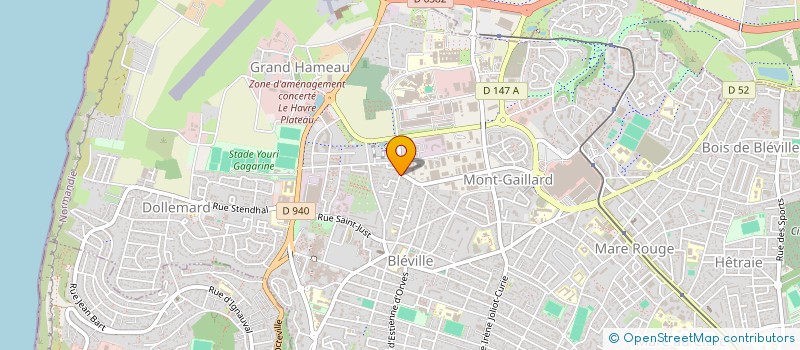 localisation de l'entreprise MADAME MYRIAM FRANQUE à LE HAVRE