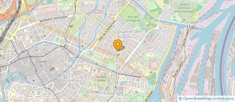 localisation de l'entreprise MADAME MYRIAM FRERET à STRASBOURG